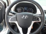 2012 Hyundai Accent GS 5 Door Steering Wheel