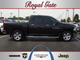 2011 Brilliant Black Crystal Pearl Dodge Ram 1500 Big Horn Crew Cab 4x4 #53598357