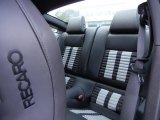 2012 Ford Mustang Shelby GT500 Coupe Charcoal Black/White Recaro Sport Seats Interior