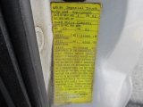 2002 Ford F450 Super Duty Regular Cab 4x4 Plow Truck Info Tag