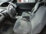2004 Saturn ION 3 Quad Coupe Grey Interior