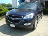 2011 Dark Blue Metallic Chevrolet Traverse LT #53621552