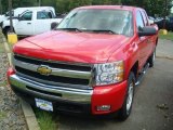 2011 Victory Red Chevrolet Silverado 1500 LT Extended Cab 4x4 #53621560