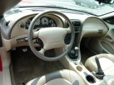 2001 Ford Mustang Cobra Convertible Medium Parchment Interior