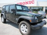 2012 Natural Green Pearl Jeep Wrangler Unlimited Sport S 4x4 #53621864