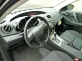 2011 Mazda MAZDA3 i Sport 4 Door Black Interior