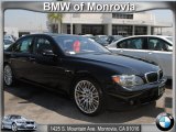 2008 Jet Black BMW 7 Series 750i Sedan #53651243
