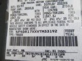 1997 B-Series Truck Color Code for Dark Tourmaline Metallic - Color Code: NA