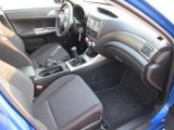 2010 Subaru Impreza WRX Wagon Carbon Black Interior