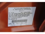 2004 MAZDA6 Color Code for Blazing Copper Metallic - Color Code: 28E