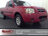 2002 Aztec Red Nissan Frontier XE King Cab #53672400