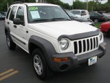 2004 Stone White Jeep Liberty Sport 4x4 #53673189