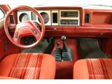 1988 Ford Bronco II XL Red Interior