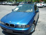 2001 Topaz Blue Metallic BMW 5 Series 525i Sedan #53673109