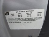 2004 Chevrolet Cavalier LS Coupe Info Tag