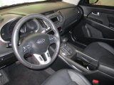 2011 Kia Sportage SX Black Interior