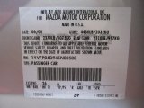 2004 MAZDA6 Color Code for Glacier Silver Metallic - Color Code: 26A