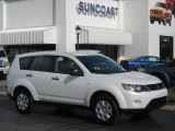 2007 Diamond White Pearl Mitsubishi Outlander ES #5356580