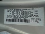 2003 Tacoma Color Code for Lunar Mist Silver Metallic - Color Code: 1C8