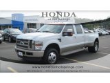 2008 Oxford White Ford F350 Super Duty King Ranch Crew Cab 4x4 Dually #53671923