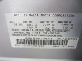 2006 MAZDA3 Color Code for Sunlight Silver Metallic - Color Code: 22V