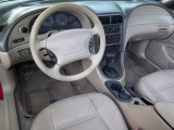 1999 Ford Mustang V6 Convertible Medium Parchment Interior