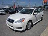 Satin White Pearl Subaru Legacy in 2011
