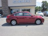 Ruby Red Pearl Subaru Legacy in 2011