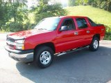 2005 Sport Red Metallic Chevrolet Avalanche Z71 4x4 #53672713