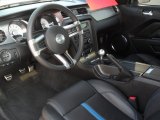 2010 Ford Mustang GT Premium Coupe Charcoal Black/Grabber Blue Interior