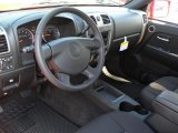 2012 Chevrolet Colorado LT Extended Cab Ebony Interior