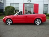Brilliant Red Audi S4 in 2005
