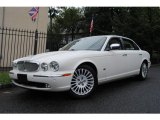 Porcelain White Jaguar XJ in 2007