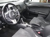 2008 Mitsubishi Lancer Evolution MR Black Interior