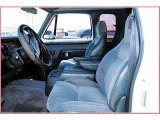 1993 Dodge Ram Truck D250 LE Extended Cab Blue Interior