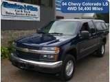 2004 Indigo Blue Metallic Chevrolet Colorado LS Extended Cab 4x4 #53811185