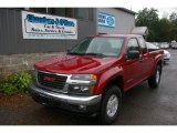 2005 Cherry Red Metallic GMC Canyon SL Extended Cab 4x4 #53811182