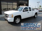 2008 Summit White Chevrolet Silverado 1500 LT Extended Cab 4x4 #53811393