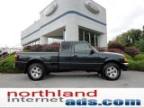 2004 Dark Green Metallic Ford Ranger XLT SuperCab Flare Side 4x4 #53844014