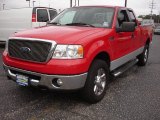 2006 Bright Red Ford F150 XLT SuperCab 4x4 #53843980