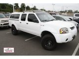 2004 Avalanche White Nissan Frontier XE V6 Crew Cab 4x4 #53843969
