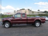 Royal Red Metallic Ford F250 Super Duty in 2010