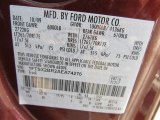 2010 F250 Super Duty Color Code for Royal Red Metallic - Color Code: UK