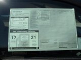 2011 Toyota Tacoma V6 PreRunner Double Cab Window Sticker