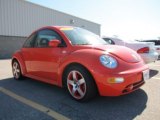 2002 Volkswagen New Beetle Special Edition Snap Orange Color Concept Coupe