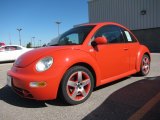 2002 Volkswagen New Beetle Special Edition Snap Orange Color Concept Coupe Exterior