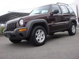 2004 Deep Molten Red Pearl Jeep Liberty Sport 4x4 #53857265