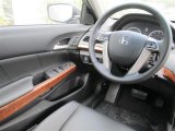 2012 Honda Accord EX-L V6 Sedan Black Interior