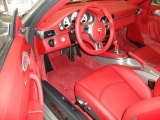 2011 Porsche 911 Turbo S Coupe Carrera Red Interior