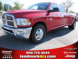 2011 Flame Red Dodge Ram 3500 HD Big Horn Crew Cab Dually #53857407
